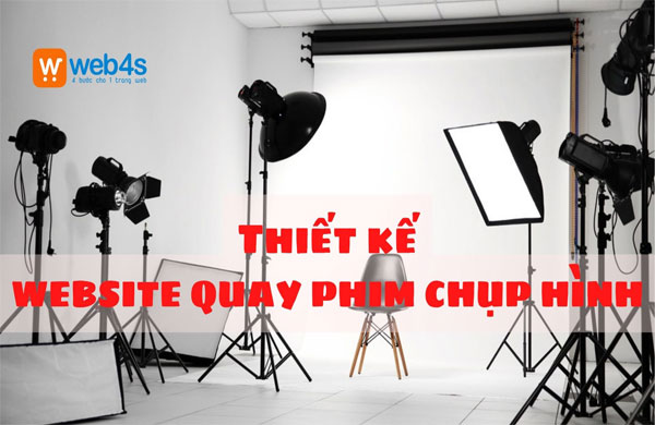 Thiết kế website quay phim chụp hình tại Web4s